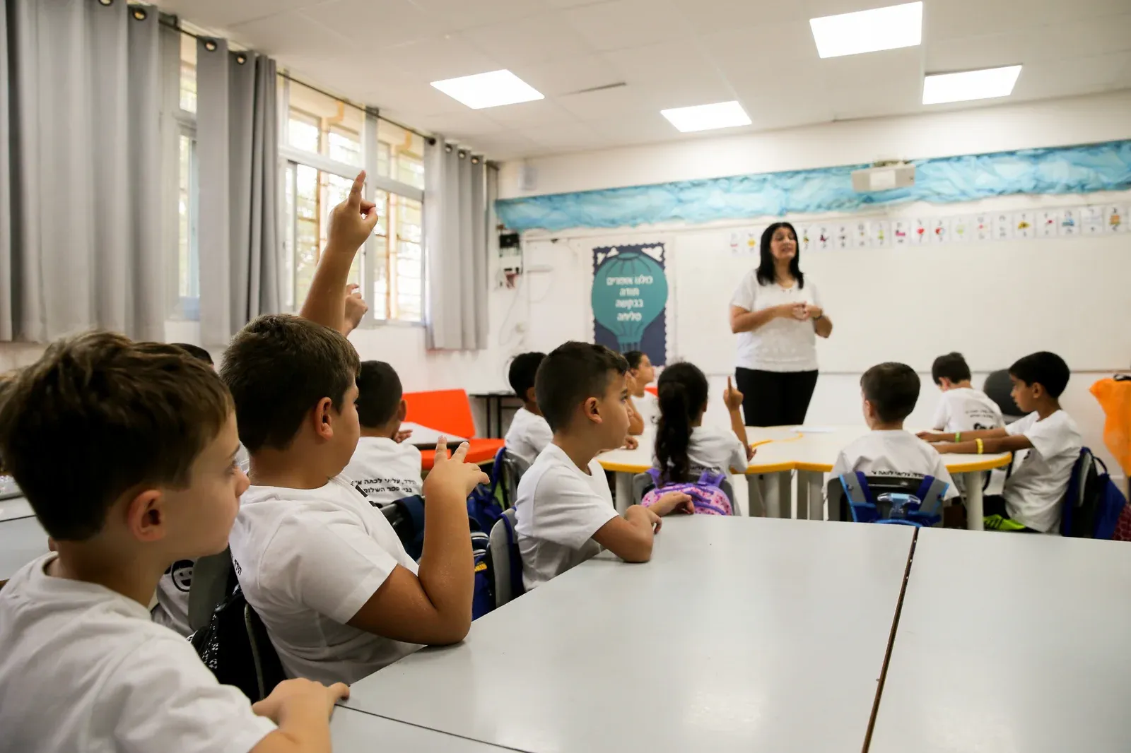 Alunos do Colégio São Jerônimo em atividade
